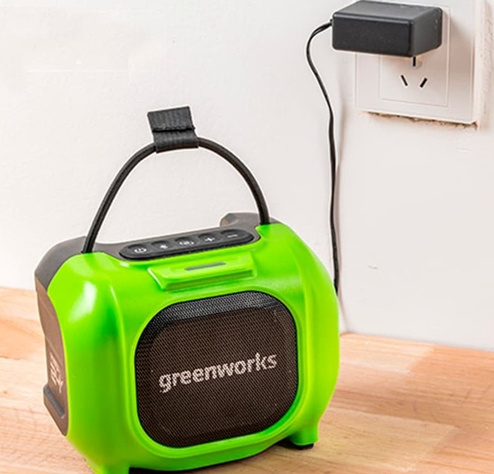 Портативная колонка Greenworks GPT-MNBS зеленый