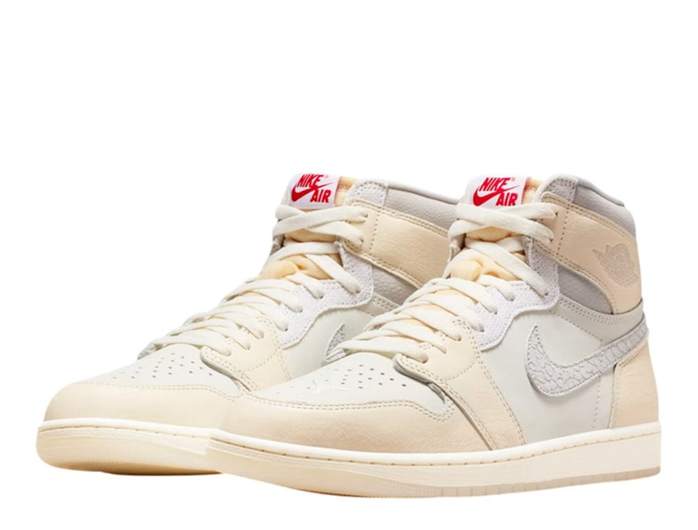 Кроссовки Air Jordan 1 High OG Sail/University Red-Pale Ivory-Coconut Milk