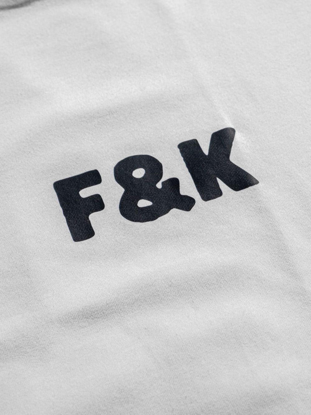 Купить Футболка Hardlunch оверсайз F&K белая Футболка Hardlunch оверсайз F&K белая