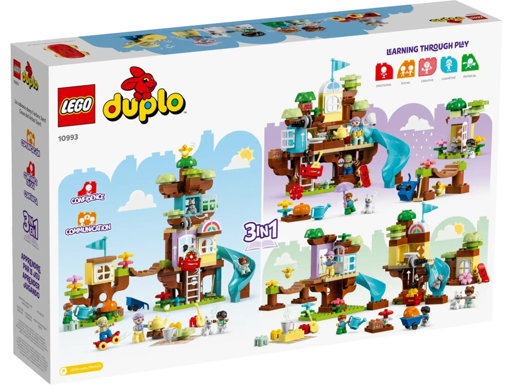 Конструктор LEGO Duplo 10993 Дом на дереве, 3в1