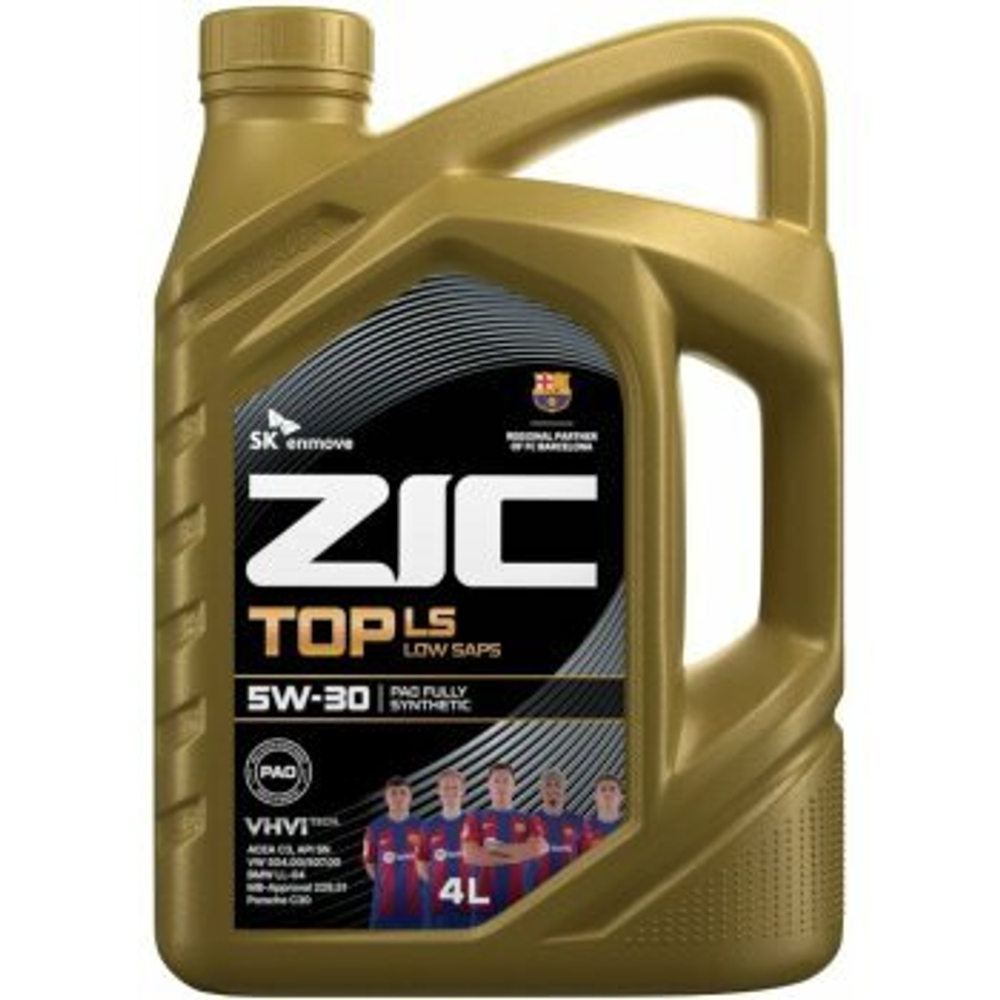 Масло моторное ZIC TOP LS 5w30 SN/CF ACEA C3 4л