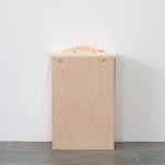 Шкаф навесной, 48х28х73, Лена, для кухни и в ванную, 1 дверь, из массива дерева, в натуральной отделке, Dipriz