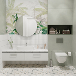 Унитаз подвесной безободковый WAVE LETI Tornado3.0 сид. дюропласт, м/л, быстр, БЕЛЫЙ глянец (XL)