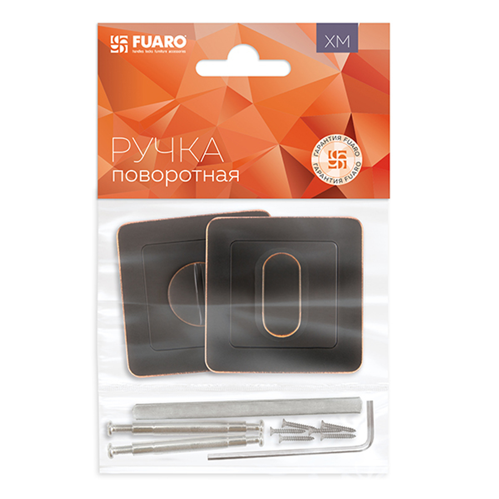 Ручка поворотная BK6.K.XM52 (BK6 XM) ABL-28 темная медь