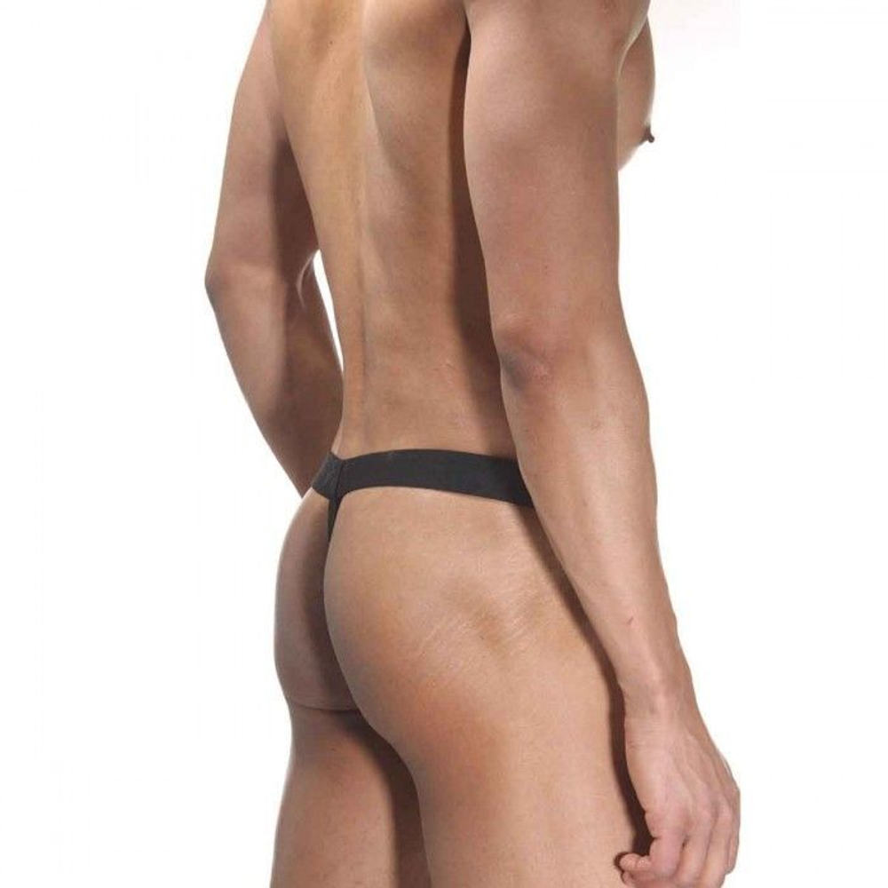 Максимально открытые трусы-стринги (Размер: L-XL) (Цвет: розовый с черным)