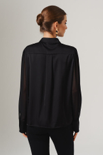 23090 Блузка женская (черный)