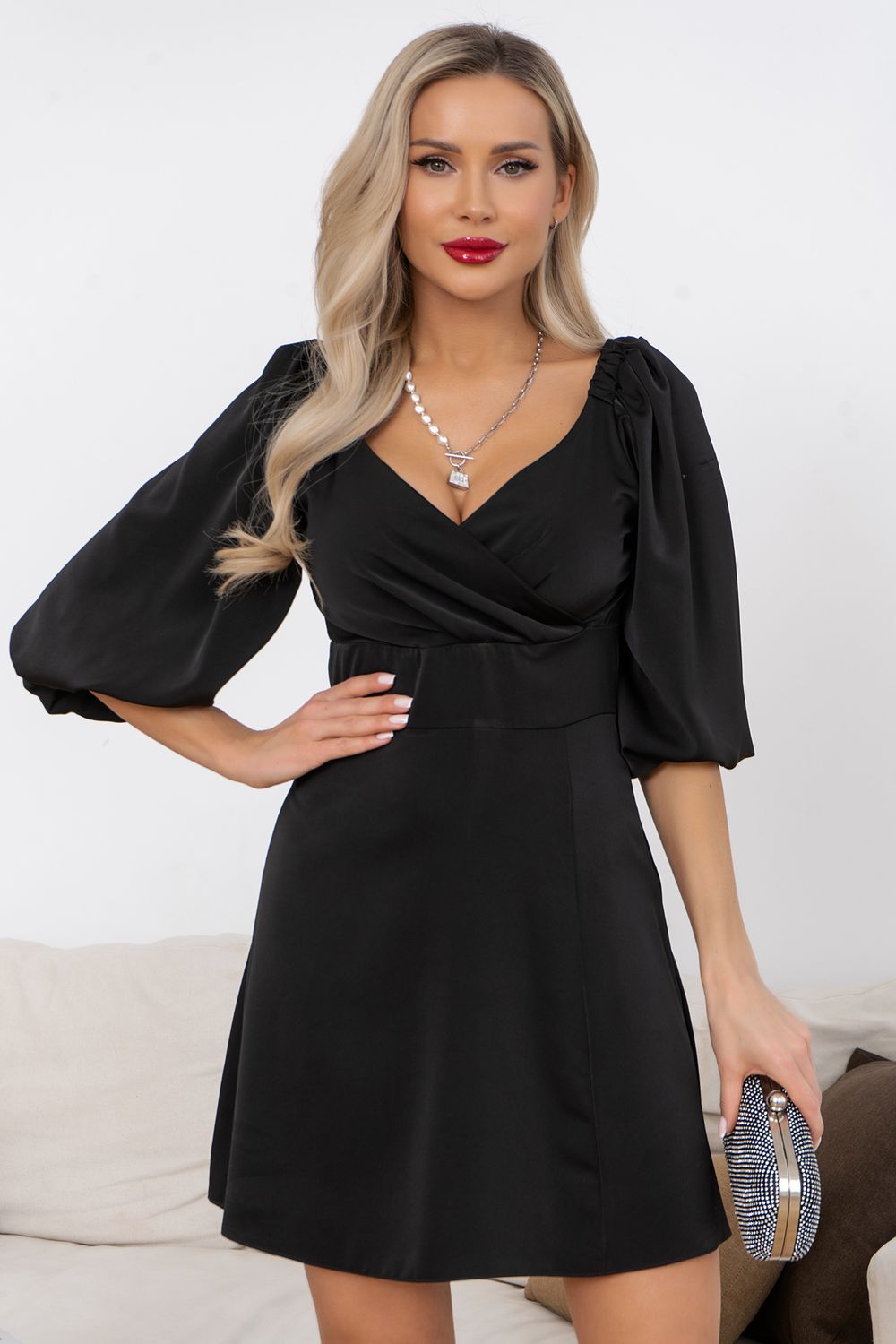 Платье Леди (черный)  Р11-868 Nikol