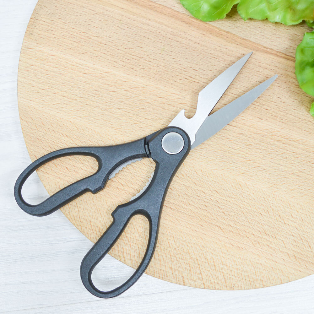 Набор ножей 6 предметов с ножницами на подставке, BZ-70JM