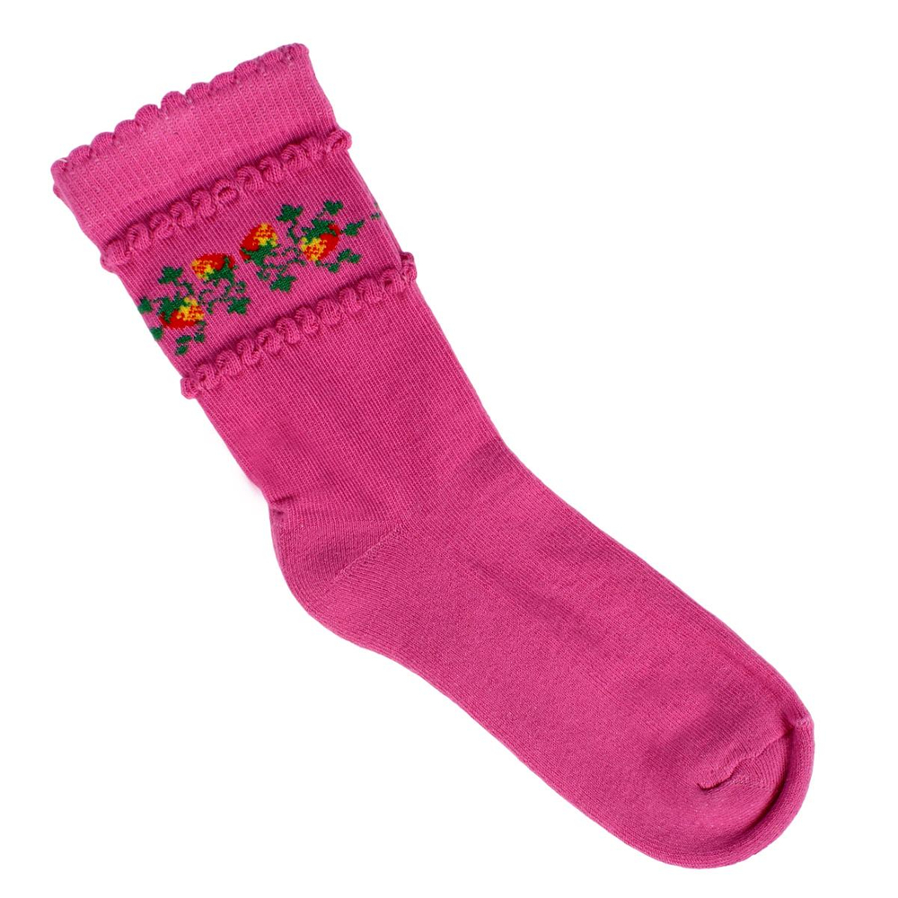 Носки для девочек С11 18р. фуксия, 1 шт.