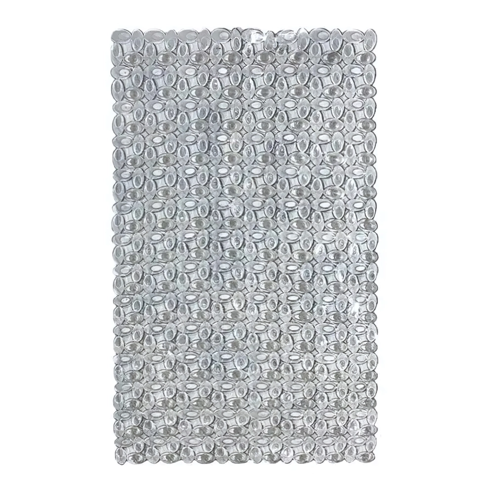 Коврик противоскользящий в ванную Мозайка 67см, прозрачный ЦБ-00-656