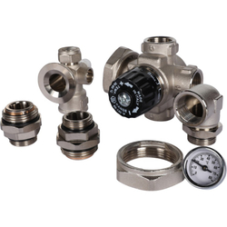 Насосно-смесительный узел с термостатическим клапаном, Grundfos UPSO 25-65 130 STOUT