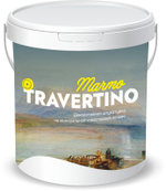 MARMO TRAVERTINO 500 - декоративная штукатурка. Эффекты: травертина, арт-бетона, мрамора.