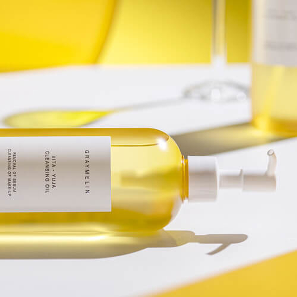 Витаминное гидрофильное масло для сияния кожи Graymelin Vita Yuja Cleansing Oil
