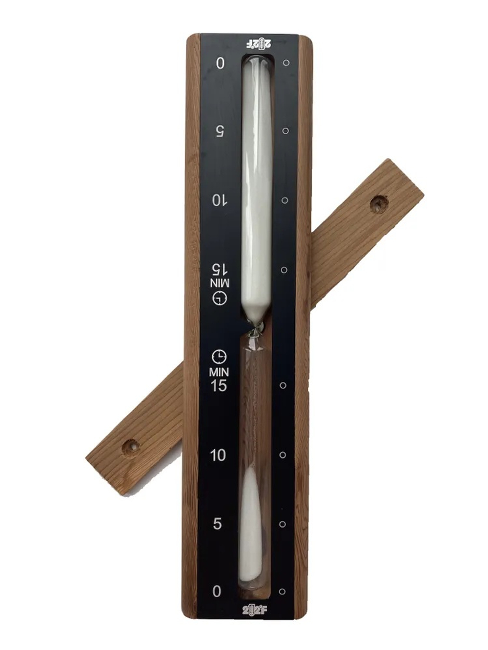 Песочные часы SG-1 BLACK 15мин белый песок канадский кедр