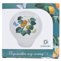 Подставка под ложку " " 14,5х12,5х2см (керамика) (подарочная упаковка)