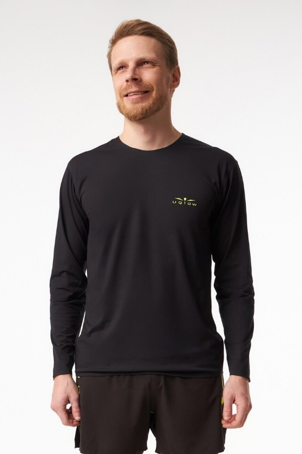 ЛОНГСЛИВ УТЕПЛЕННЫЙ МУЖСКОЙ BASE LAYER TEE LS | BLACK YELLOW