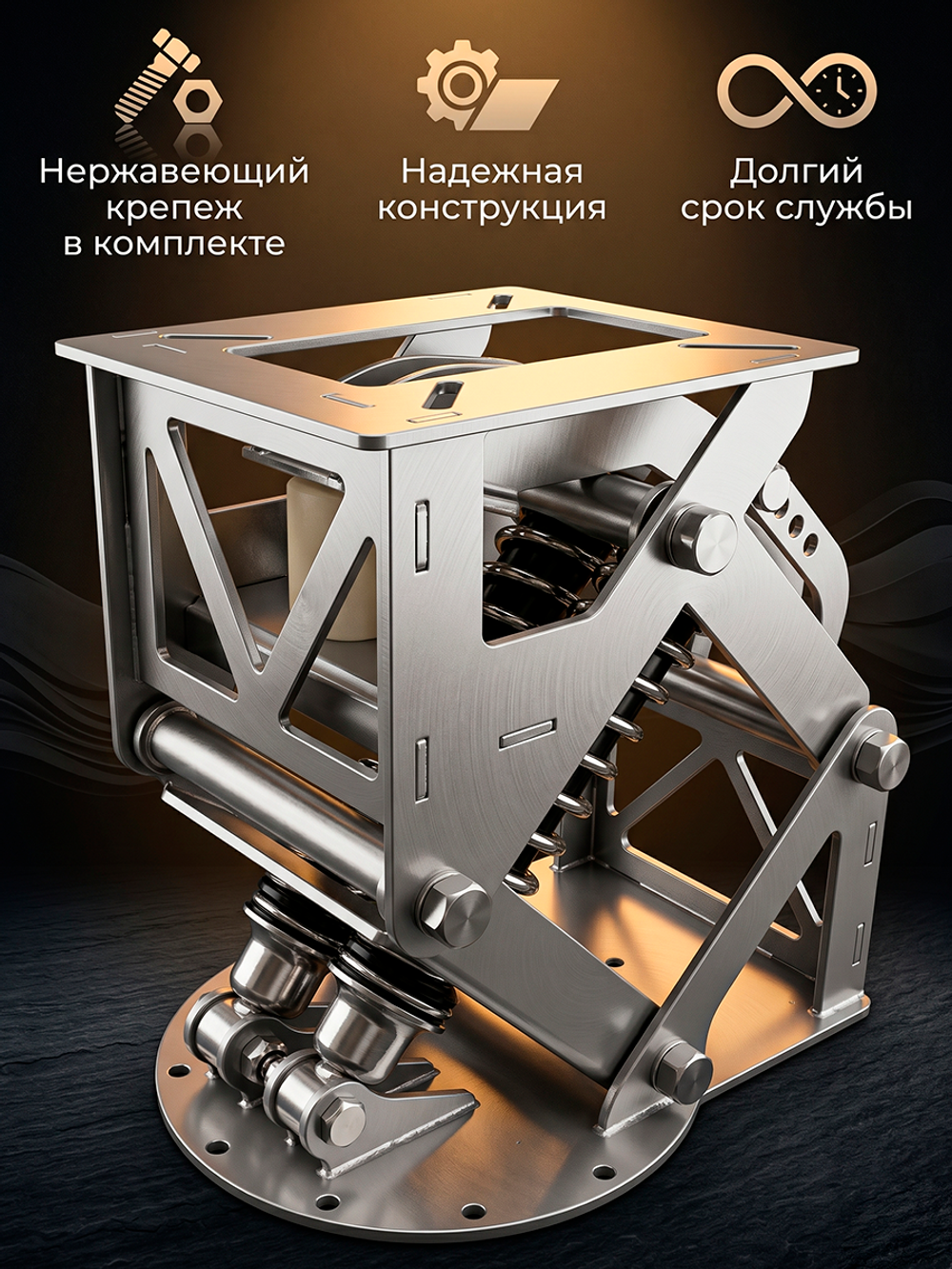 Стойка амортизац. для сидений А300 (70-140кг, окраш.)