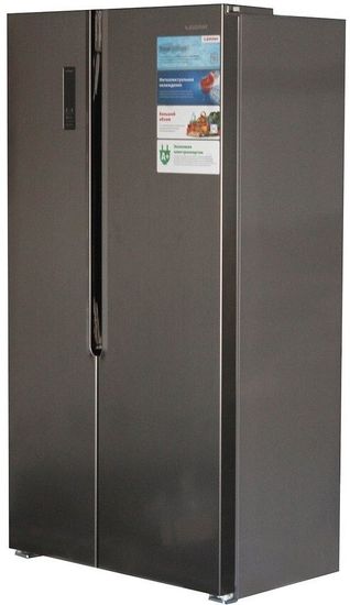 Холодильник Leran SBS 300 IX NF