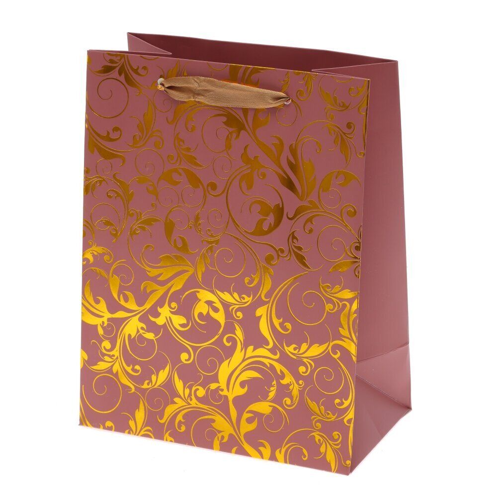 GAEM Пакет подарочный S (бумага 210г/м2, блок 12шт), L18 W10 H23 см, 4в.