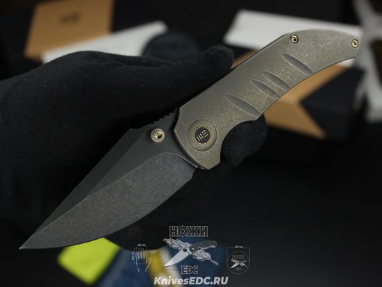 Нож складной WE Knife Riff-Raff WE22020B-1 сталь клинка CPM-20CV, рукоять титан