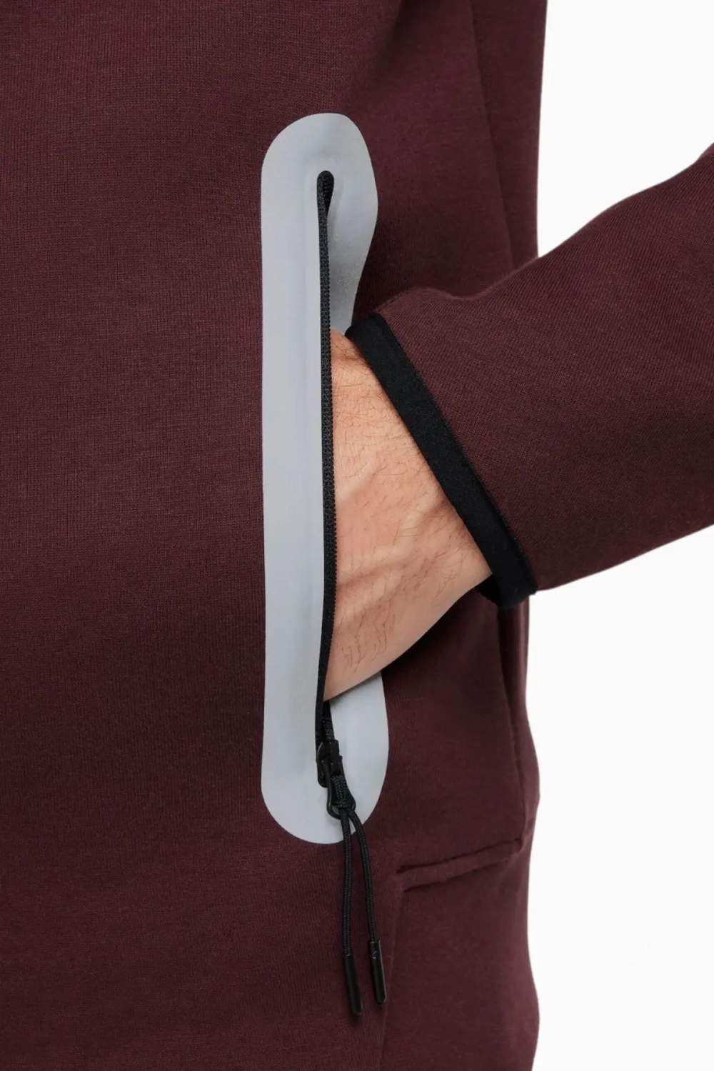 Кофта Nike Sportswear Tech Fleece Windrunner - бордовый