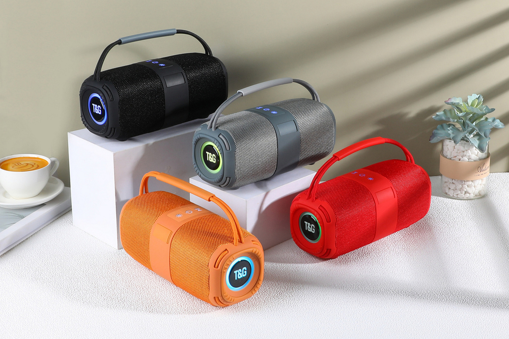 Беспроводная колонка TG-668 (16W/TF/USB/FM) RGB Light