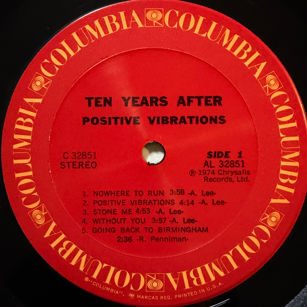 Ten Years After ‎– Positive Vibrations (США 1974г.)Т