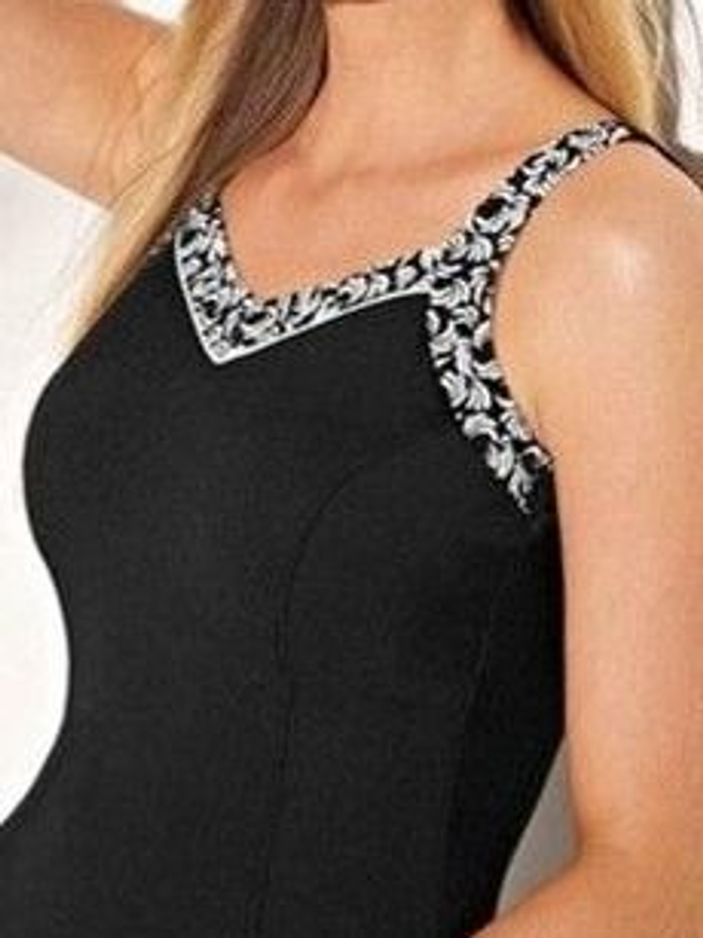 Купальник больших размеров после масткэтомии 56_RU черный