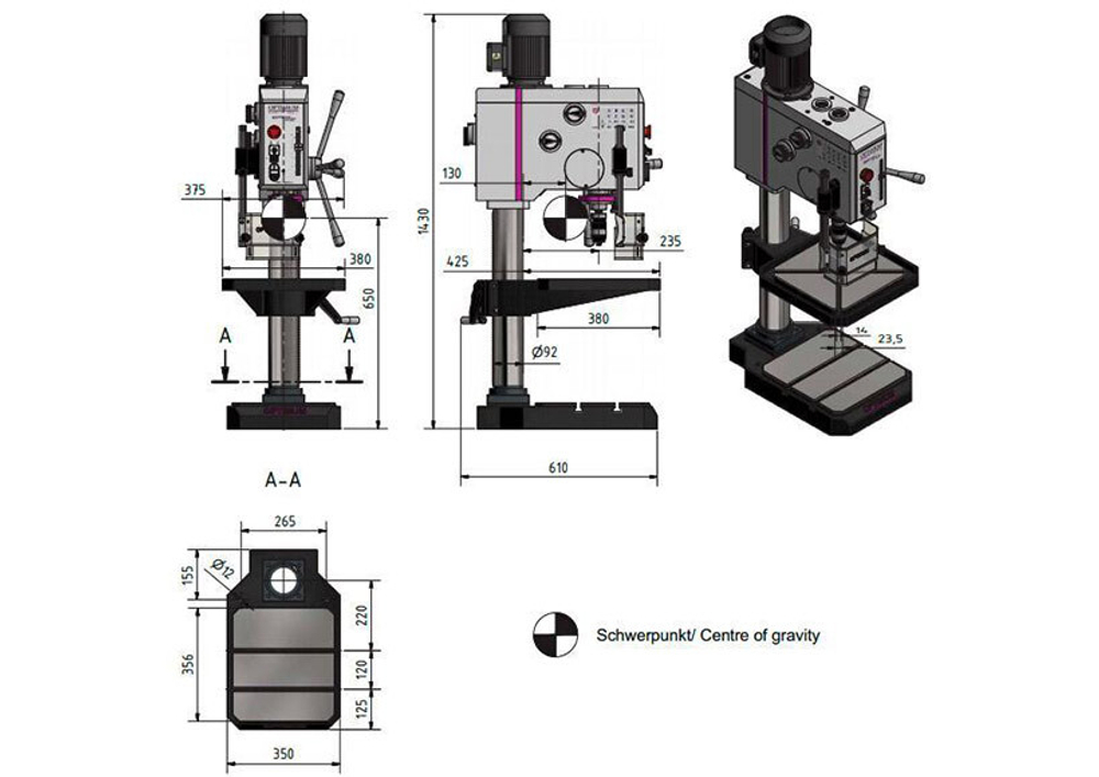 Вертикально-сверлильный станок OPTIdrill DH 26GT