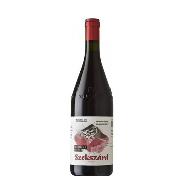 Вино сортовое красное сухое "Кадарка" 2023 12,5% 0,75 л