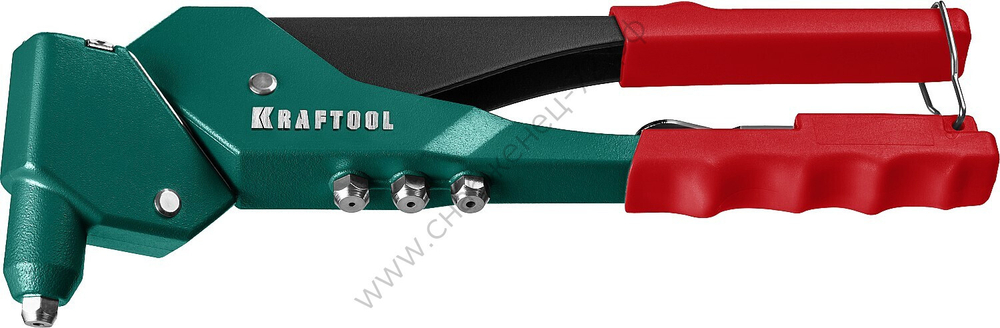 KRAFTOOL RX-7 360°, 2.4-4.8 мм, литой поворотный заклепочник (31176_z01)