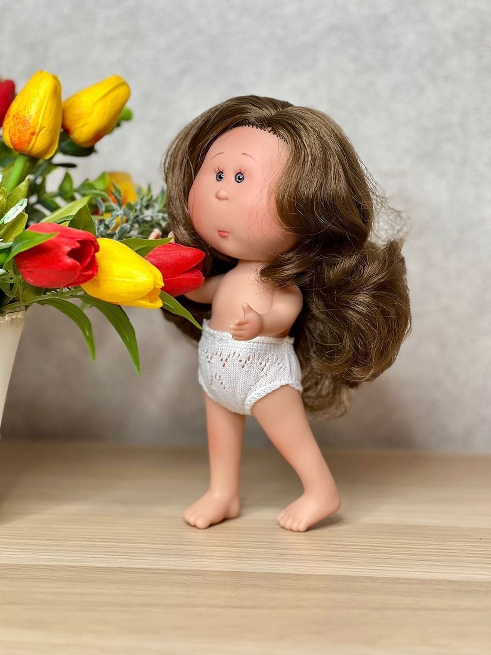 Кукла Nines виниловая 23см Little Mia без одежды (3199W13)