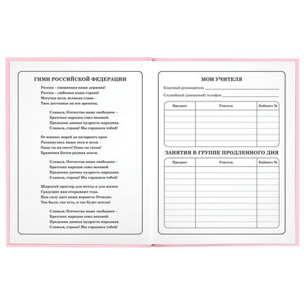 Дневник 1-4 класс 48 л., твердый, ЮНЛАНДИЯ, глянцевая ламинация, с подсказом, "Donut worry", 106592