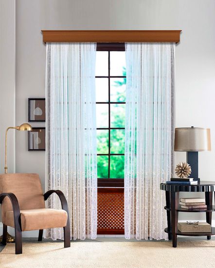 Микросетка с вышивкой Вензель-2 (кремовый)