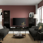 Комбинация для хранения ТВ - IKEA BESTÅ/BESTA, 193x42x300см, черный, БЕСТО ИКЕА