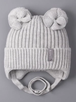 Шапка вязаная демисезонная для девочки