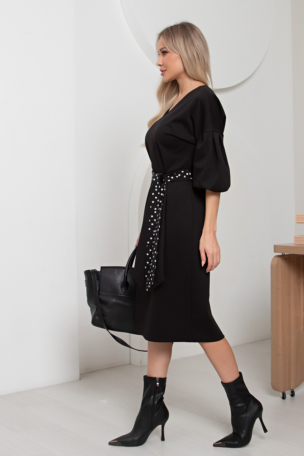 Платье Роберта №4 горох Valentina