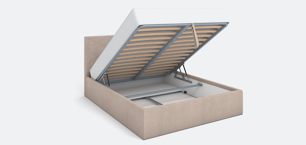 Кровать Аликанте (24) (с.м.180*200 (ТКФ), ЦП 350 Lounge 13, ВариантКроя1