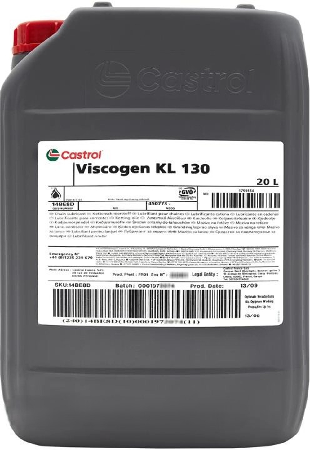 Castrol Viscogen KL130 синт.цепное (5л)
