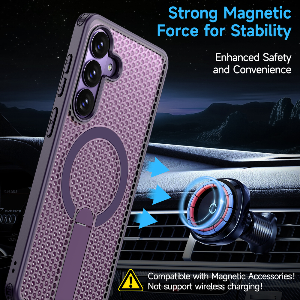 Прозрачный чехол Mesh Pro Magnetic Case для Samsung Galaxy S26+