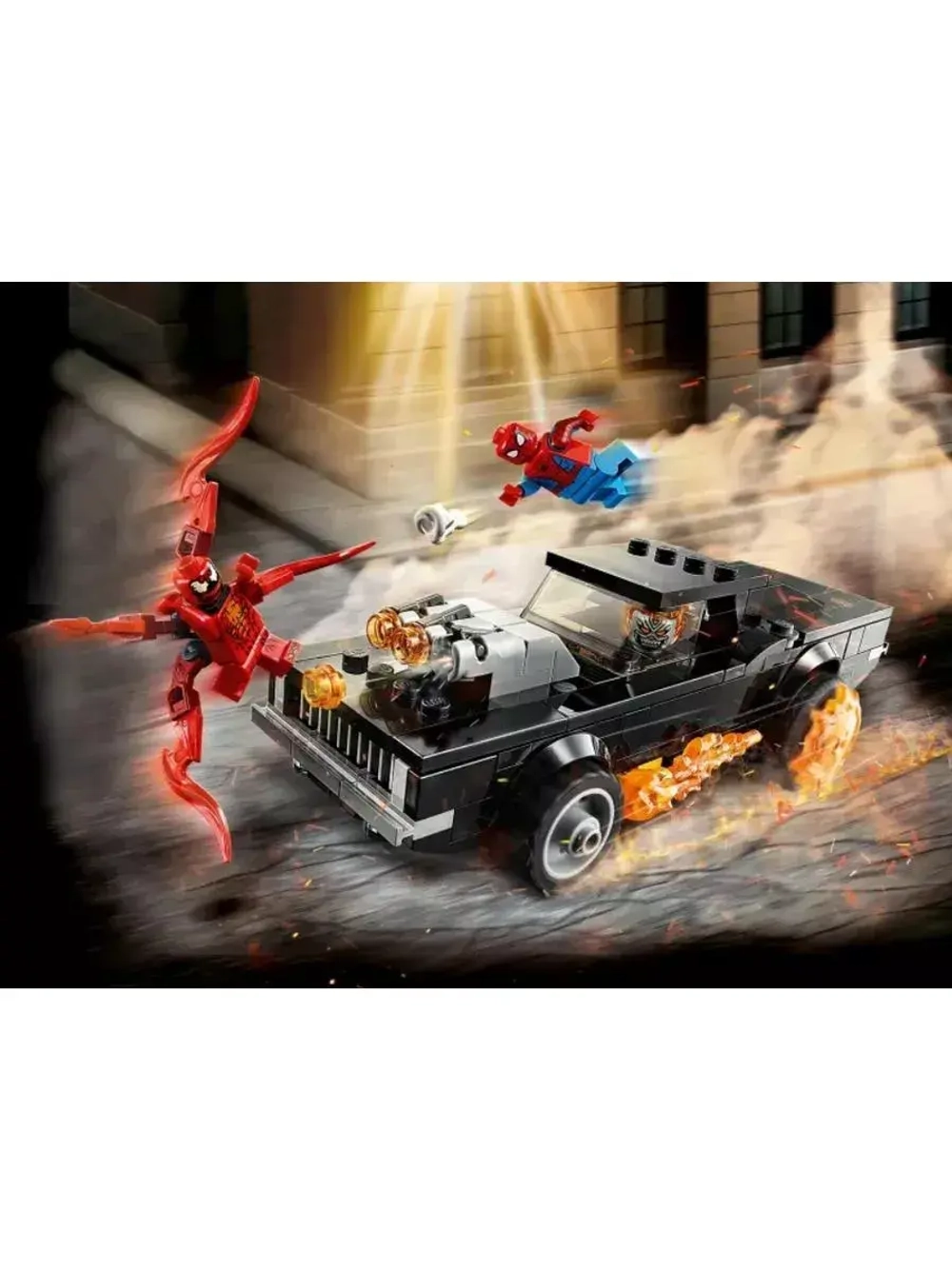 Конструктор Человек Паук и Призрачный Гонщик 242 детали