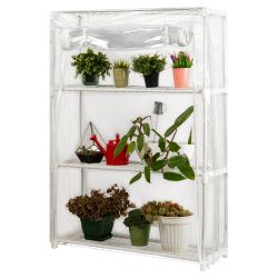 Теплица GREEN APPLE GA-House-3x-frame 3 яруса 1250х900х300 мм | Теплица