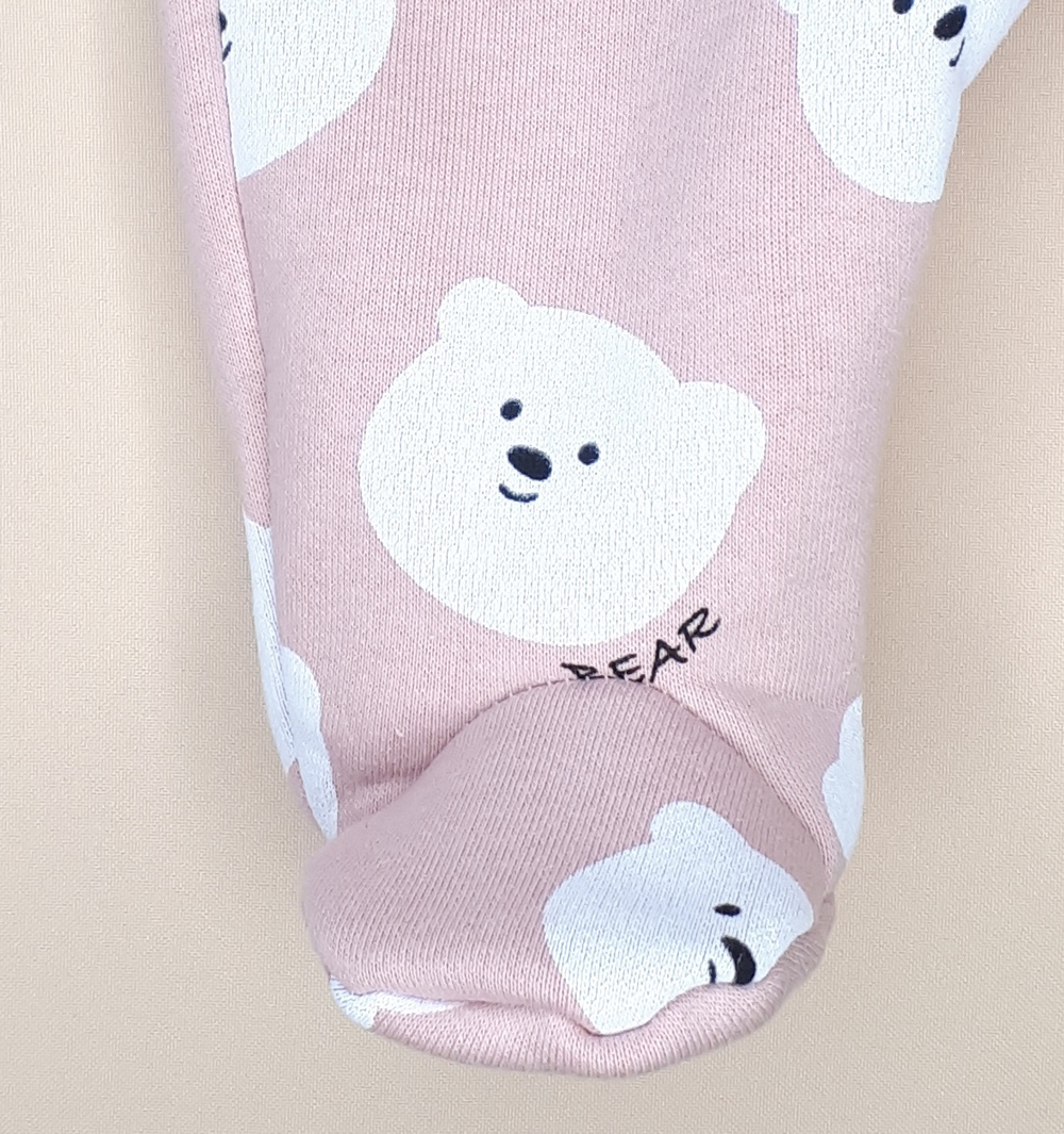 Комбинезон Белый мишка (розовый)