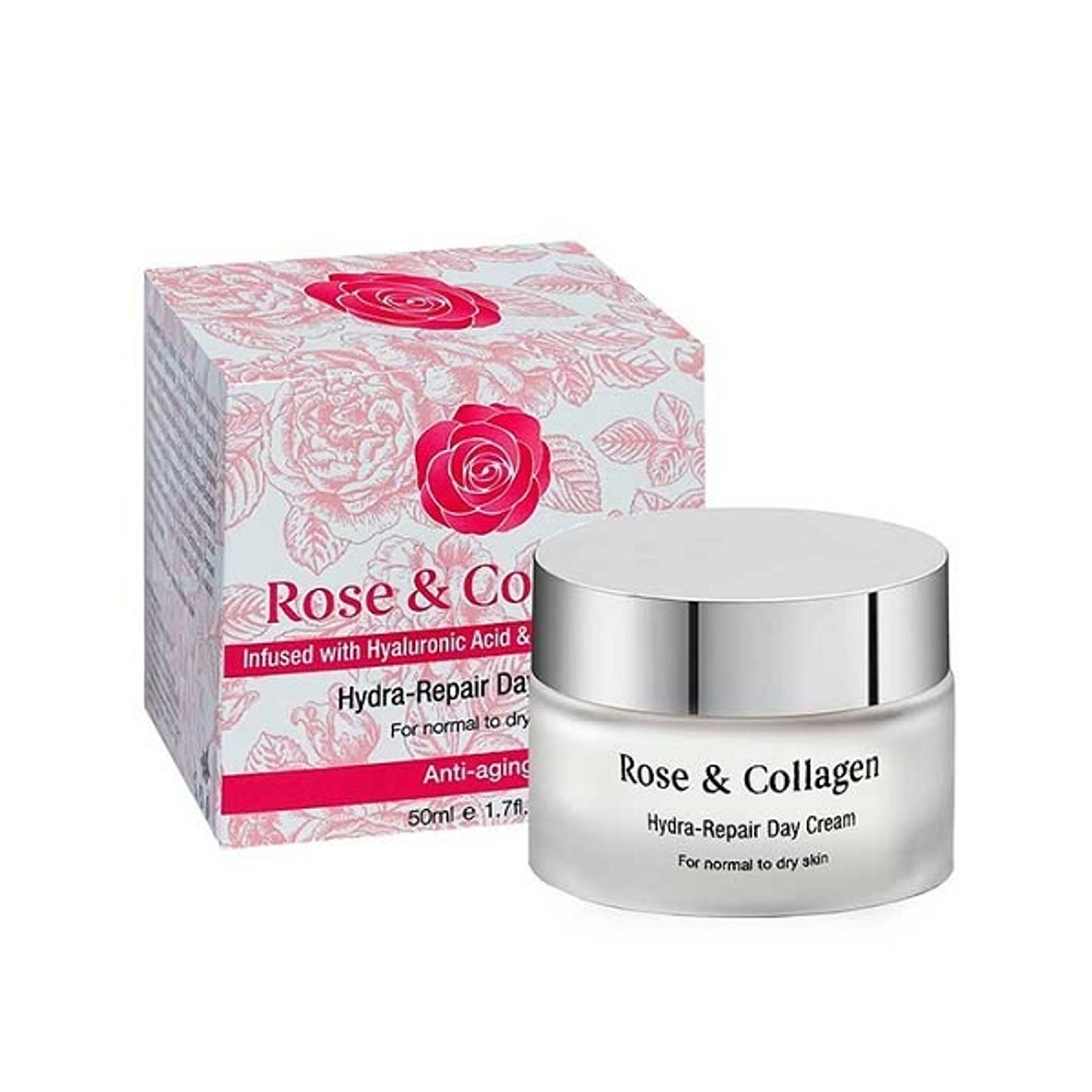 Дневной крем для увлажнения лица Chic++ Rose & Collagen Hydra-Repair Day Cream 50мл