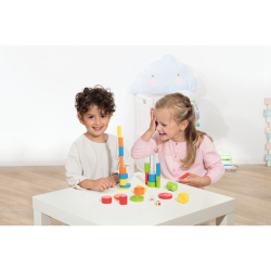 Beleduc - Игра ловкости Torreta Сборка башни из деревянных блоков 22451