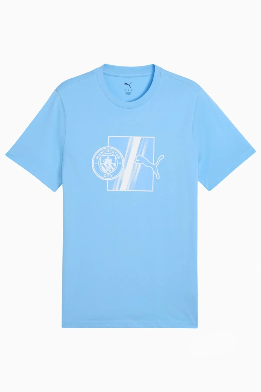 Футболка Puma Manchester City 25/26 FtblCulture Tee - голубой
