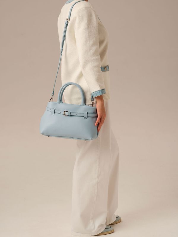 Кожаная сумка DBR Muse 31399 светло-голубой