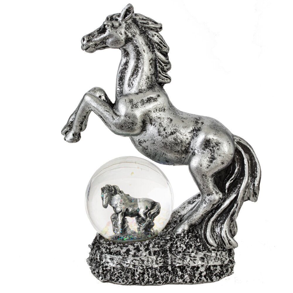GAEM Фигурка декор в стекл шаре "Лошадь", L10 W5 H14 см, 2в.