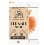 Защитное стекло Матовое Ceramics iPhone 7Plus/8Plus (белый)