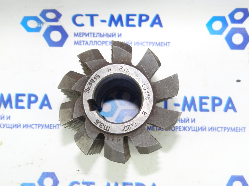Фреза червячная модульная М3,5 20˚ Р18 кл.В 3°5` Sk3815